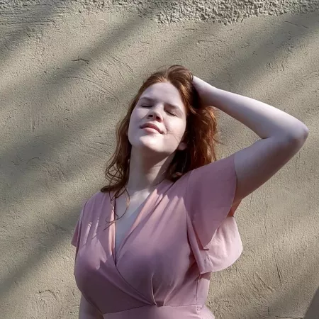 Redhead enjoying sunlight by yawaworht011