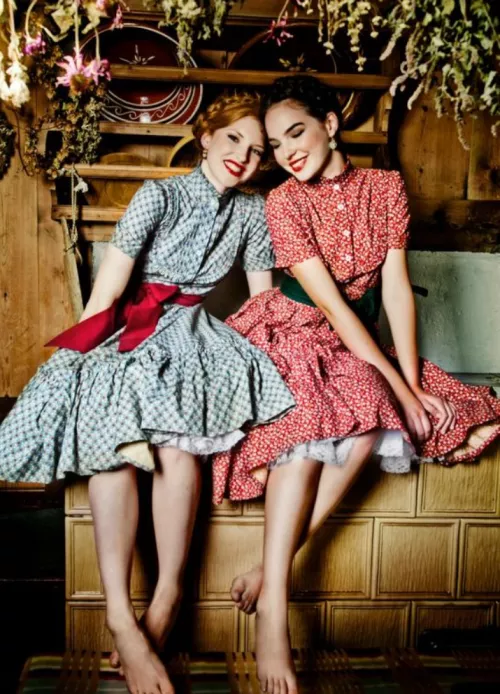 Redhead or Brunette dirndl by Chaturbater1