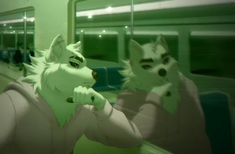 Reflection (art by me @Sancosity on Twitter) by SancosityJA