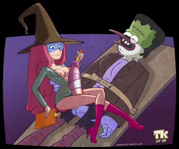 Regular test subject (turk128) [Adventure Time] [Regular Show] by EnigmusPrime