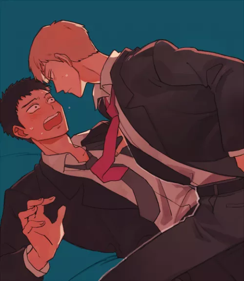Reigen x Serizawa [Mob Psycho 100] by Yaoi_MakesMe_Cum