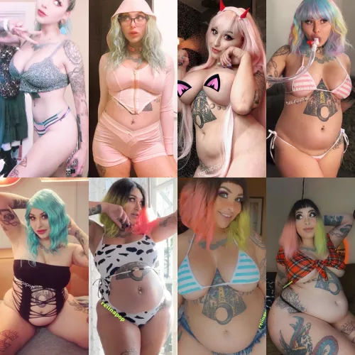 Reiinapop (Oct’20 to Oct’21) really just… went for it 😍 by KaylaDecay