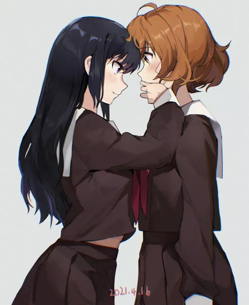 Reina and Kumiko (kuza brs) [Hibike! Euphonium] by MillionHypotheses