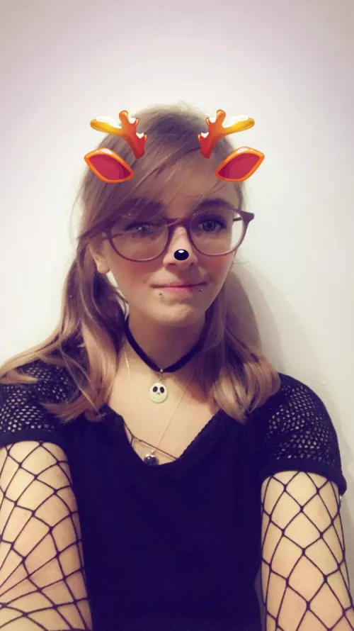 Reindeer filter 🥰 does anyone else love the animal filters on sc? by i-ate-the-ether