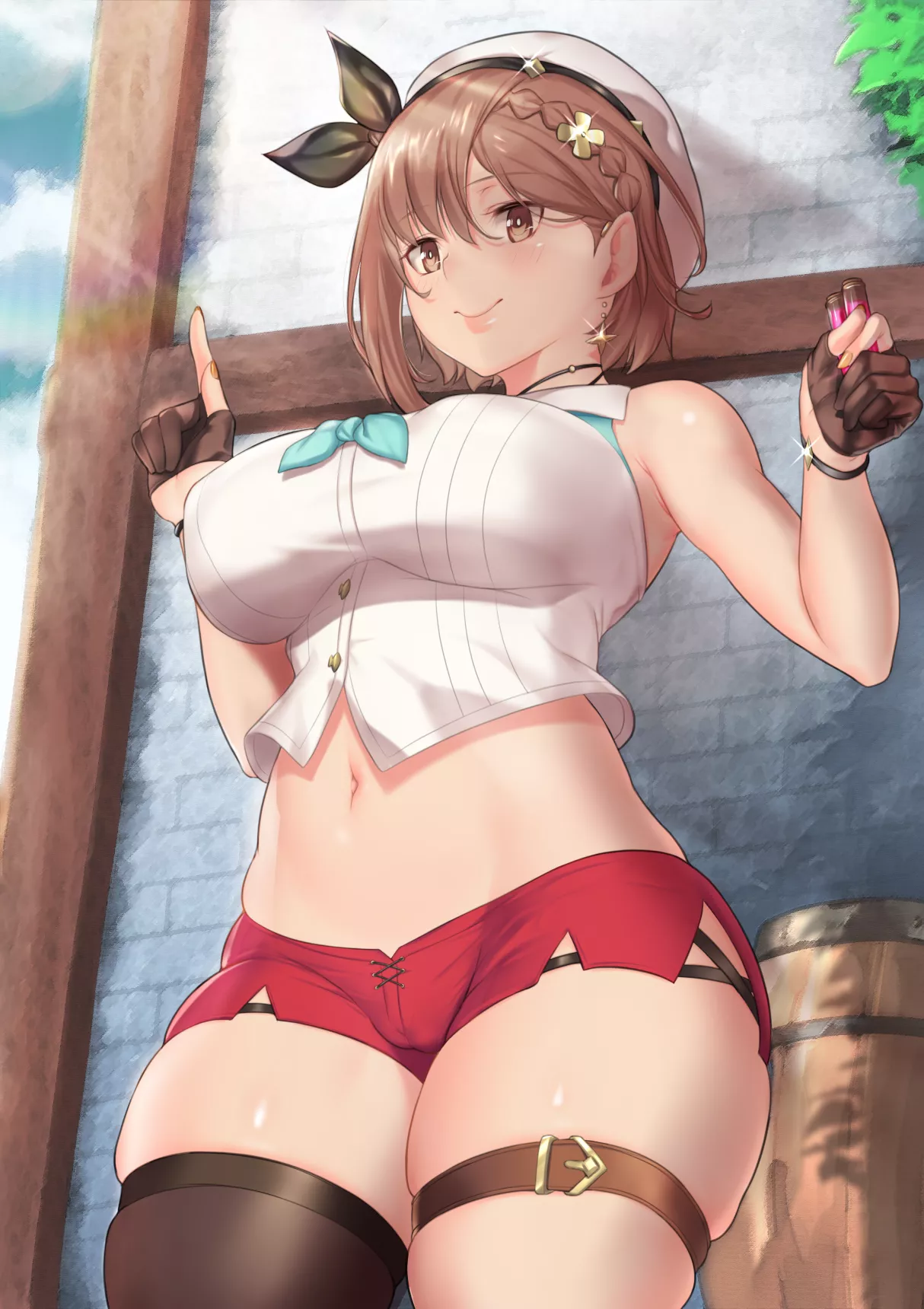 Reisalin's tummy and thighs [Atelier Ryza] posted by cold_stew