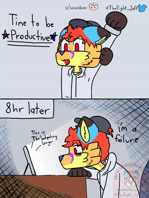 Relatable ( comic by me @TheRight_Jeff on Twitter ) by wouldves