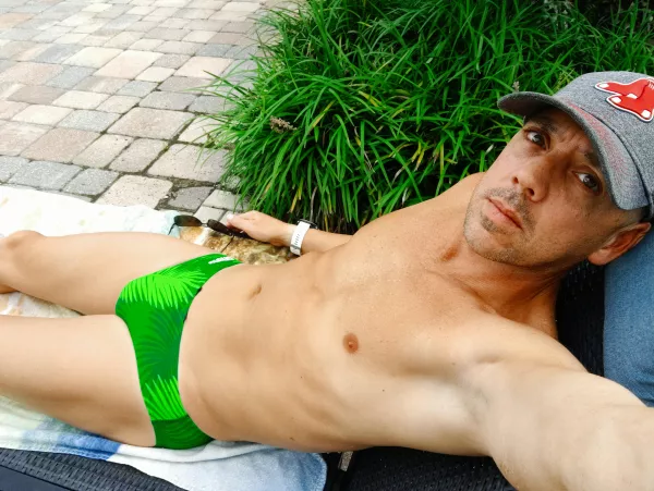 Relaxed at the pool by asdm19330