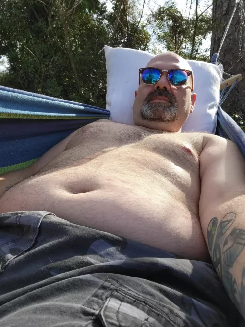 Relaxing and enjoying the sunshine by Overall_Somewhere_59