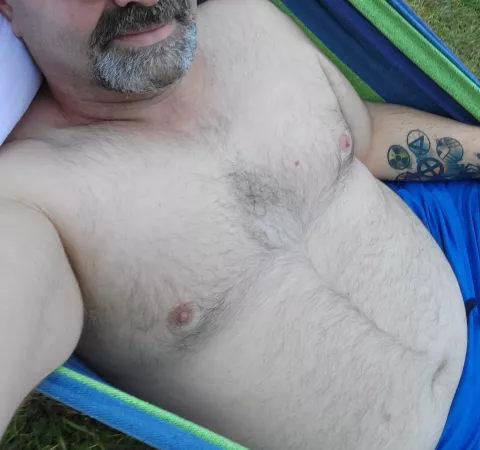 Relaxing in the hammock by Overall_Somewhere_59