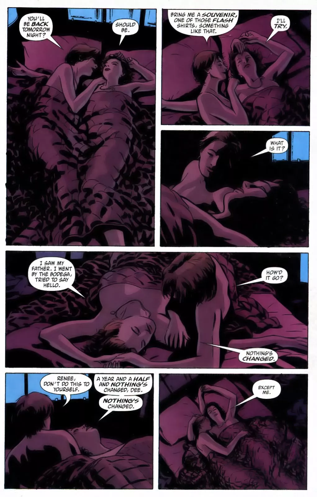 Renee Montoya and her girlfriend Daria [Gotham Central #29] posted by RedBee303