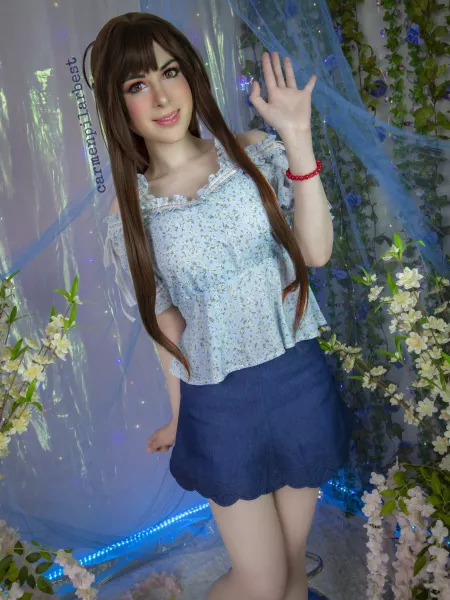 Rest assured I'll help you while I'm your girlfriend Rent a girlfriend Mizuhara Chizuru cosplay by Carmenpilar best by Femtogriffithh