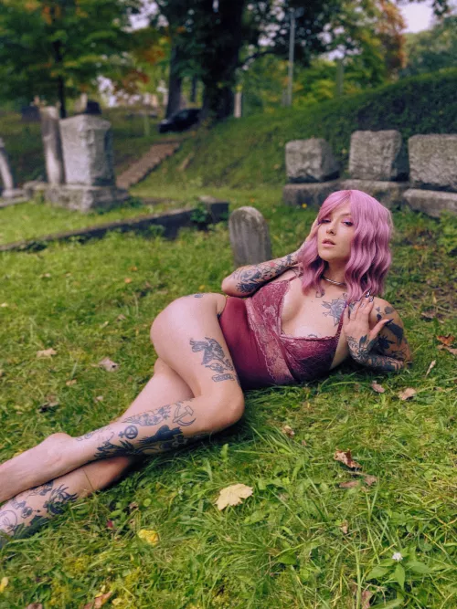 Rest in Pink 🌸 💀 by MxCatSky