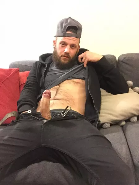 Revealing the hairy chest 😈 by iamdavid26