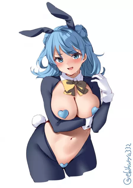 Reverse bunny Urakaze by Emissary_of_Yuggoth