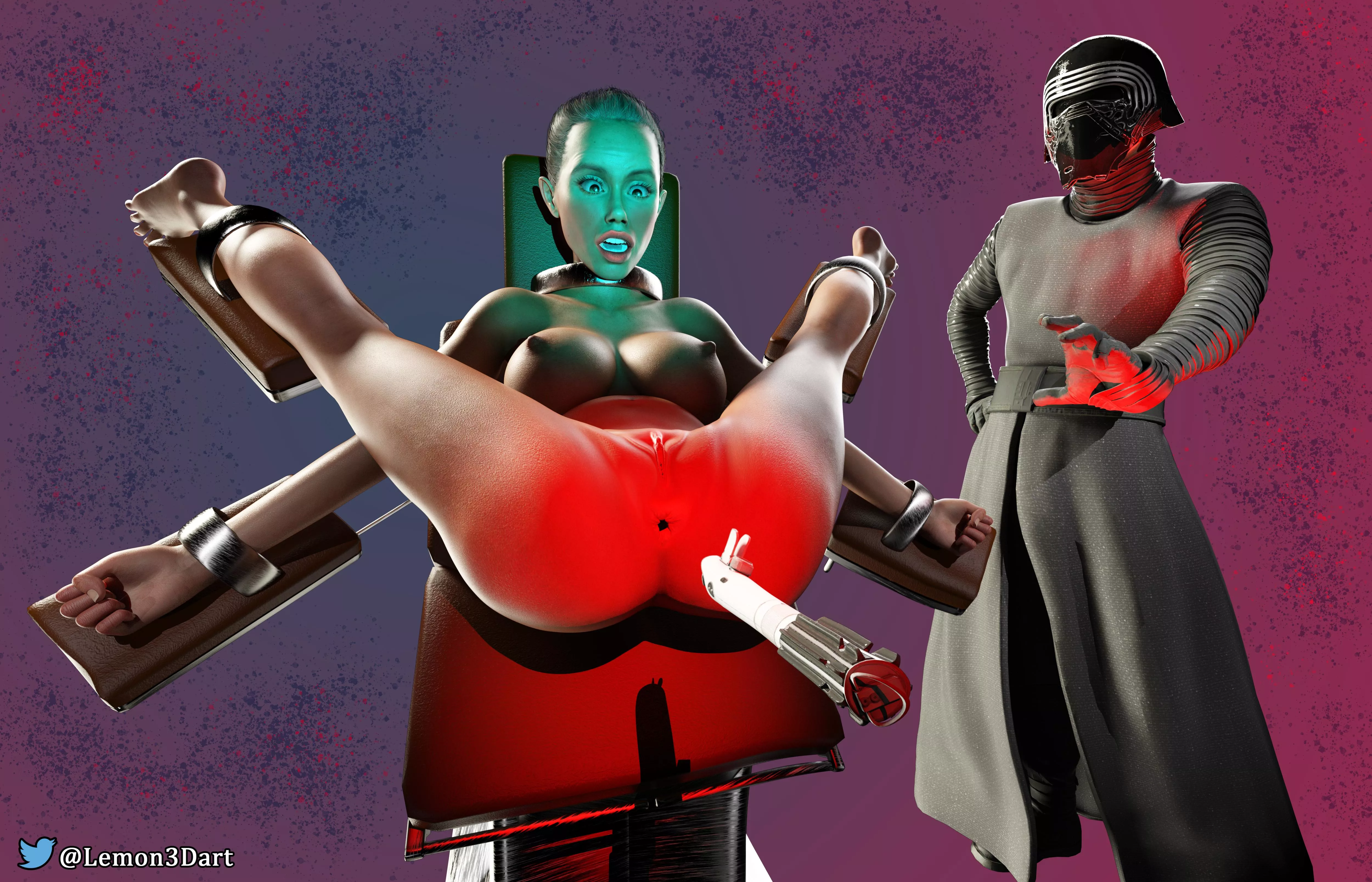 Rey BDSM interrogation #3 (Lemon3Dart) [star wars] posted by Lemon3Dart