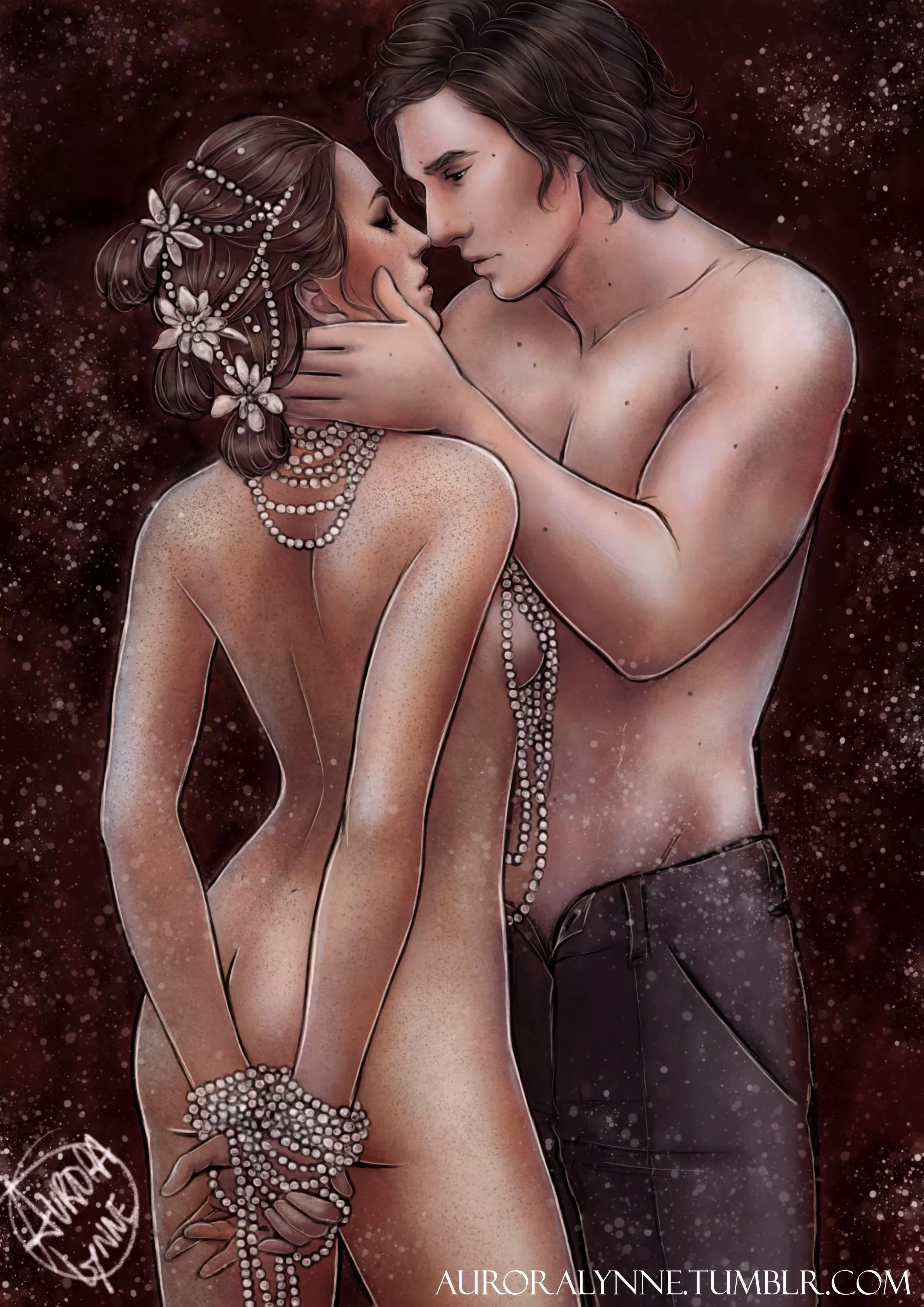 Rey & Ben on their wedding night (AuroraLynne) posted by Salohkin11