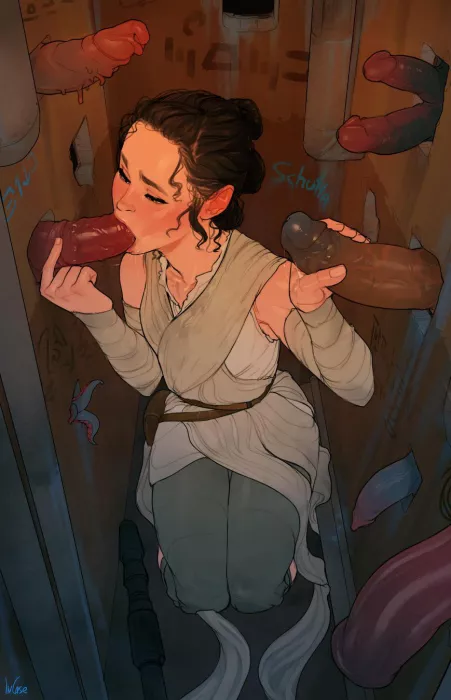 Rey earning some extra money (InCase) by PsychologySufficient