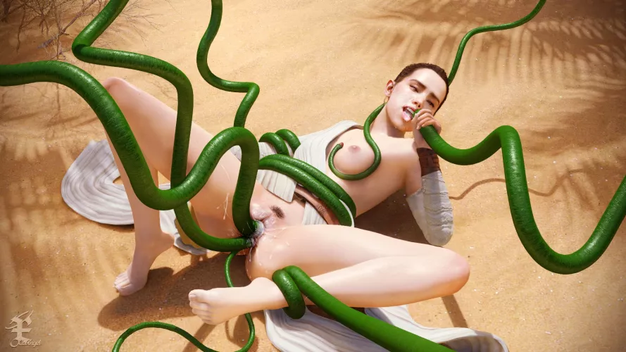 Rey enjoying herself (XieAngel) by Kuro-Oji