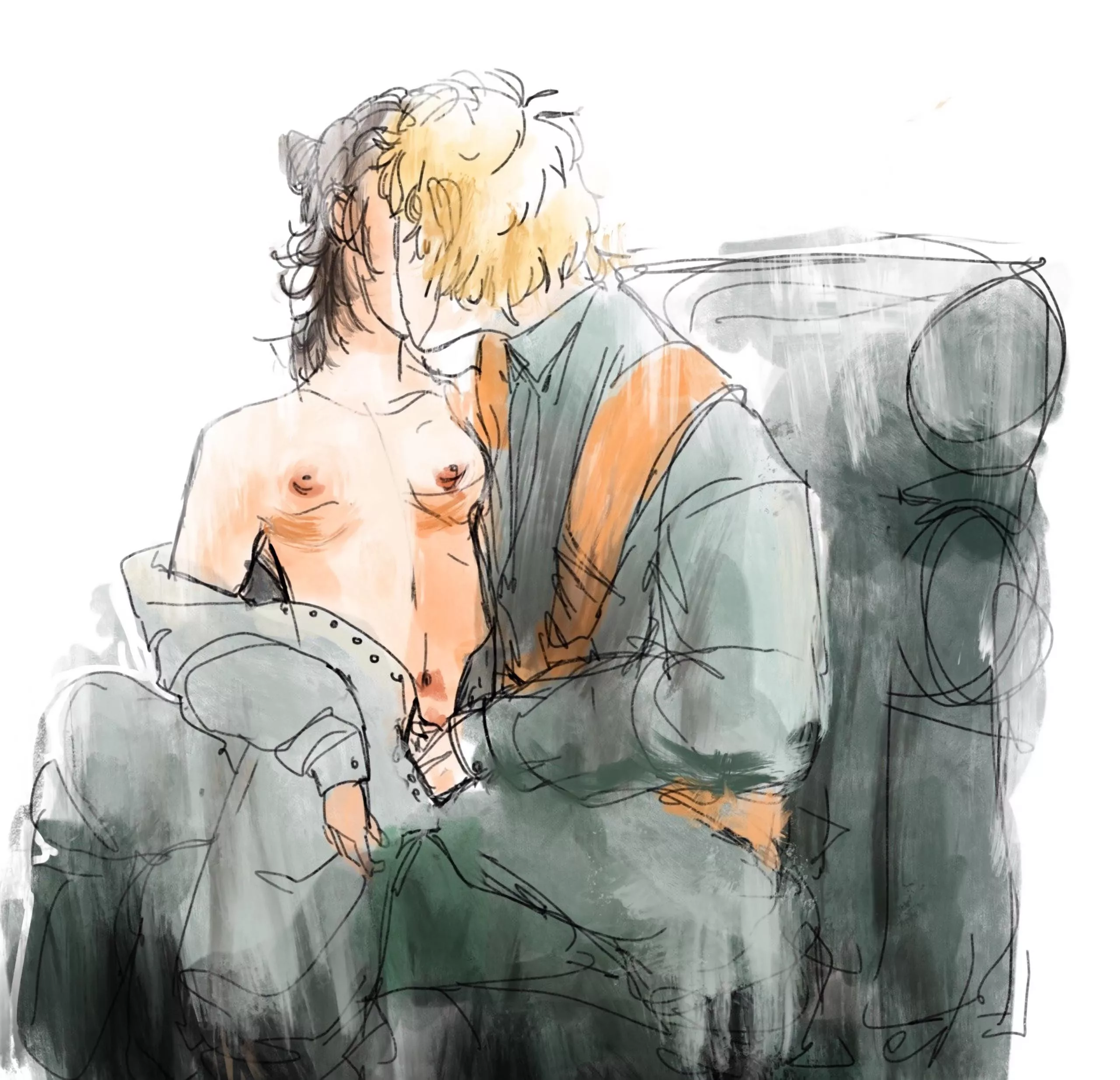 Rey & Matt The Radar Technician taking a break from working on Starkiller Base (Unknown) posted by Salohkin11