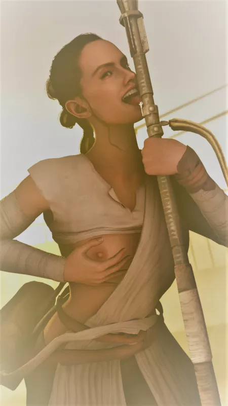 Rey's Postcard From Jakku - [Skeletron27] by skeletron27