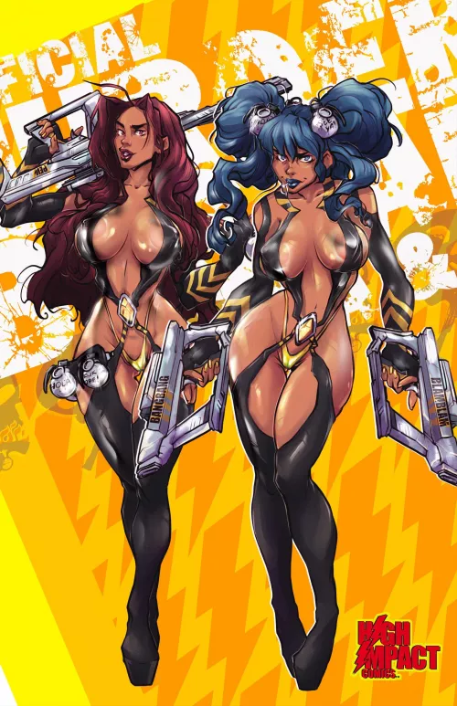 Ricky Carralero’s China and Jazz, follow us ☠️ by High_Impact_Comics