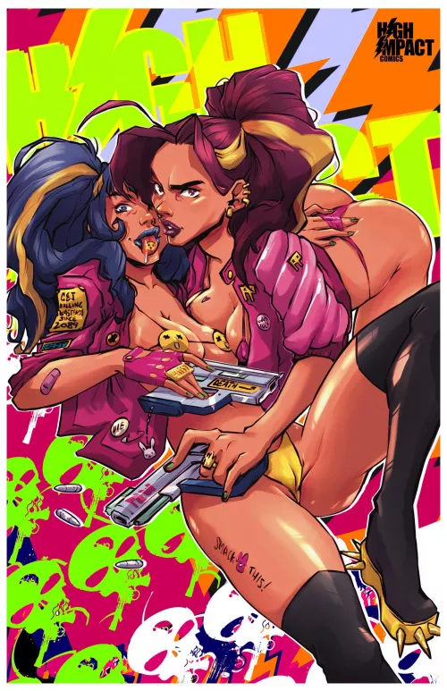 Ricky Carralero’s High Impact Comics, China and Jazz. Smack This NFT by High_Impact_Comics