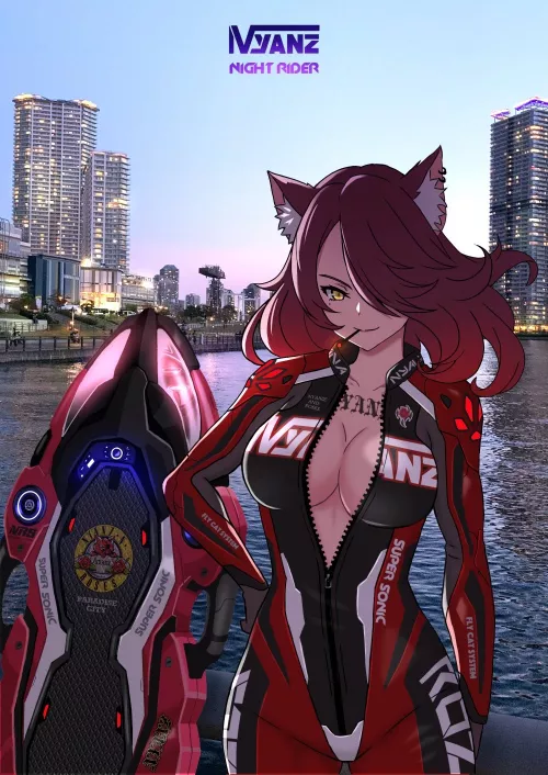 Rider Suit Neko by CheetahSperm18