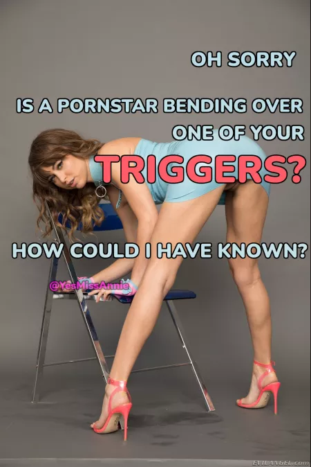 Riley Reid bent over a chair [goon][femdom][hypno][humiliation] by BranchClear