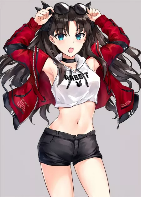 Rin Tohsaka by serialfapper18