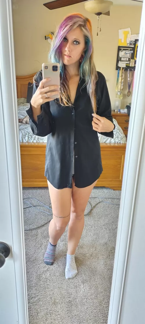 Rip it off or unbutton slowly? by modernhousewife4