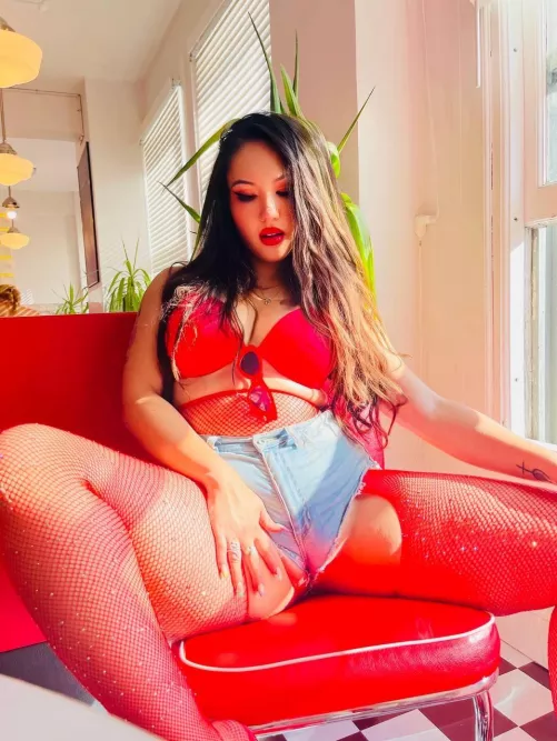 Rip my fishnets open by Accompliina