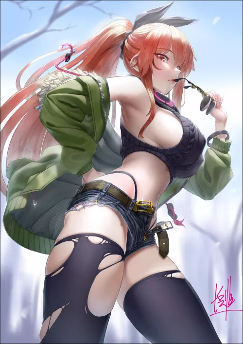 Ripped Tights by ElysianAfterDark