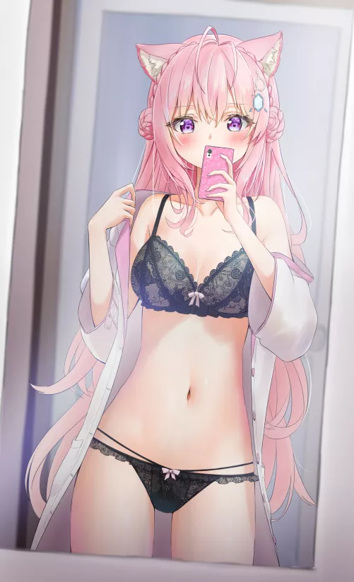 Risque selfie by Servicefulbunny