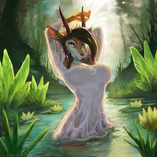 River Girl (By myself SixthLeafClover) by sixthleafclover