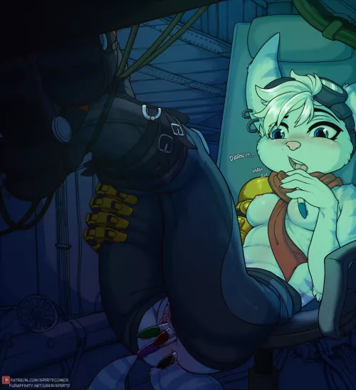 Rivet trying to up her sharpie challenge game [F] (SpiritD) by myfriendscantknow