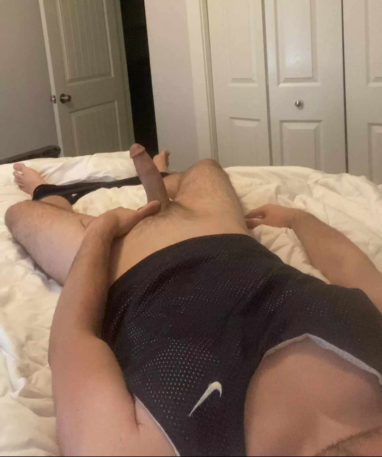 Rock hard after practice posted by Hungmilitarycock