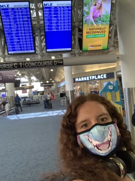 Rocking Janine at the airport. Let’s see if anybody notices or says anything. by BelovedxCisque