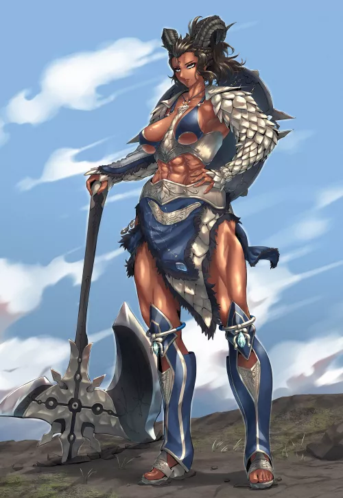 Roegadyn Gladiator (qtime4_702) [OC] [FFXIV] by gibzx