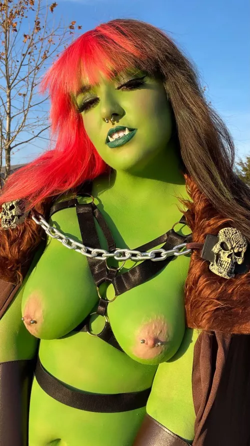 Roll to breed the orc warrior by Gummyghostgirl