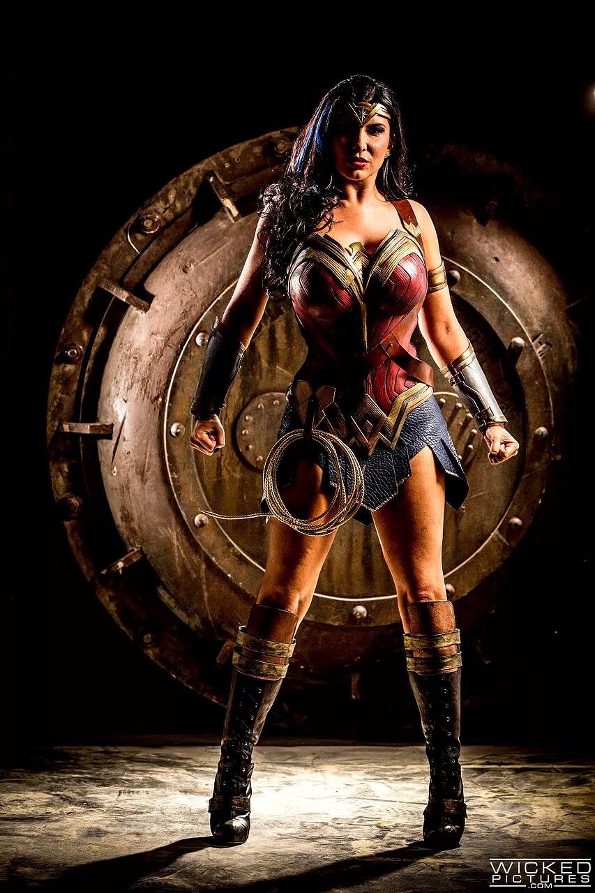 Romi Rain as Wonder Woman posted by ghostlikecrime