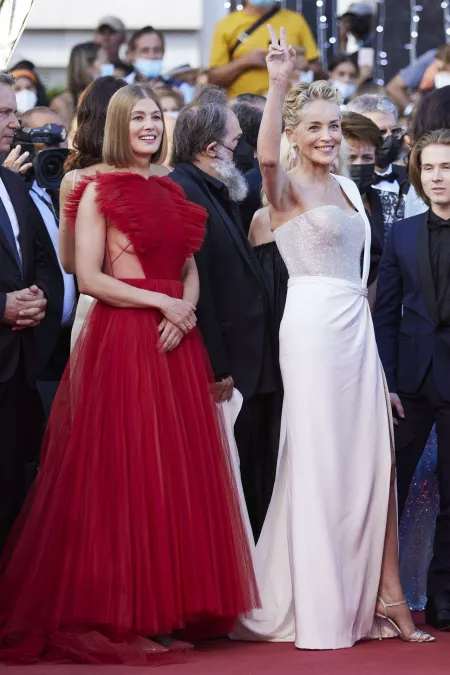 Rosamund Pike & Sharon Stone by showmethesauce9