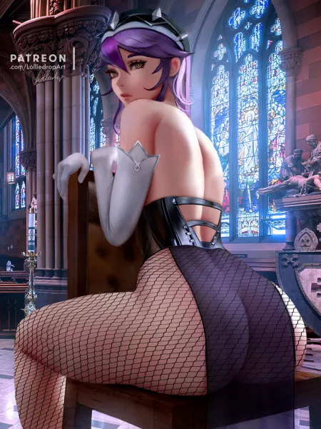 Rosaria (LollieDrop) [Genshin Impact] by Kuro-Oji