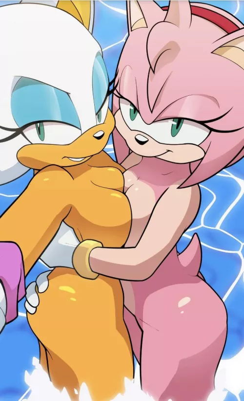 Rouge and Amy by ApertureDJ