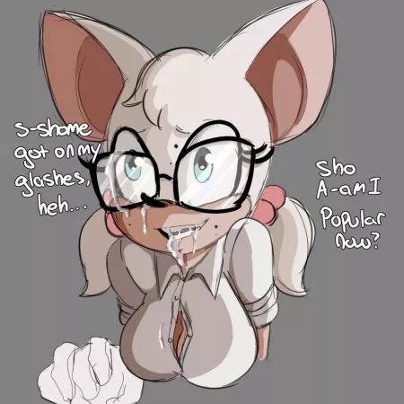 Rouge back in her younger days. Funny to see how much she would change. (inuyuru) by SavageRedFang
