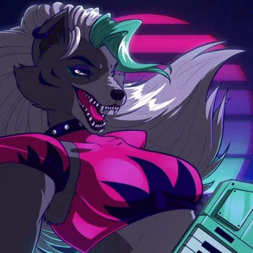 Roxanne Wolf Fanart (@golgothasart on Twitter) by Madam-G