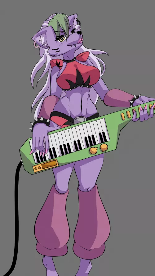 Roxy fan art I'm currently working on! Let me know what you think! (she's certainly my favorite) by SN_Art_