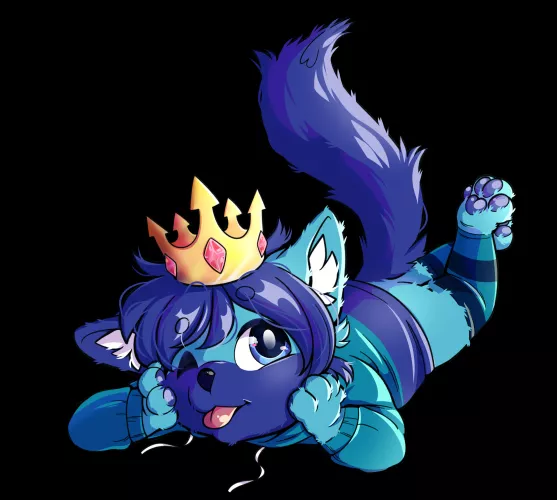 Royal Blep | Comm Drawn By Me (Pandoodle_Arts/Comms Open) by GummiPeet