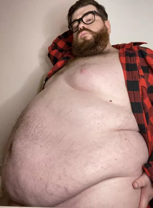 Rub my belly? by BHMRyanAlexander