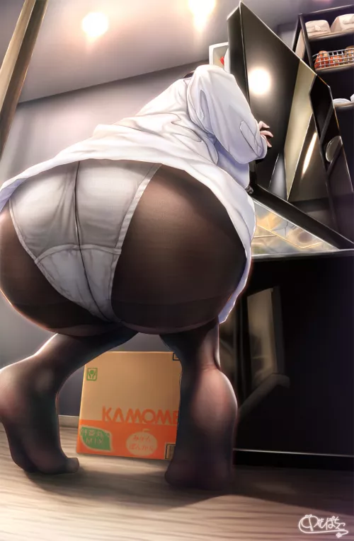 Rummaging through the Fridge by CheetahSperm18