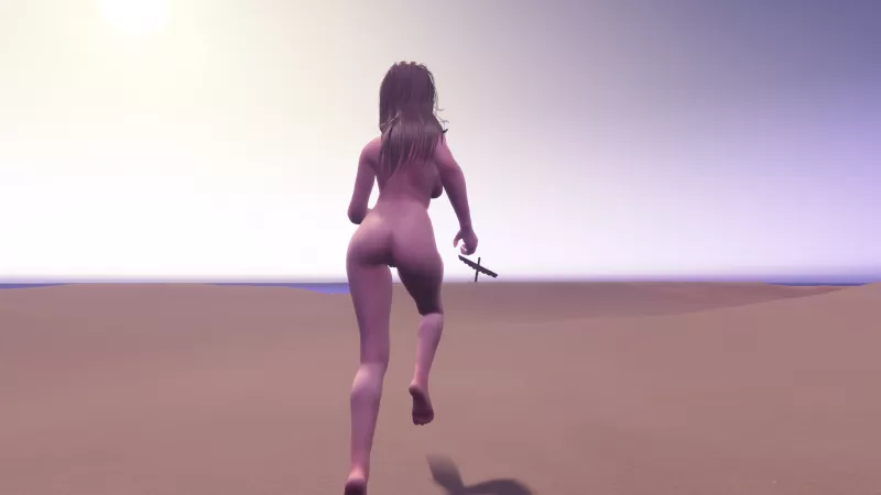 Running in the desert by VillageJesus69